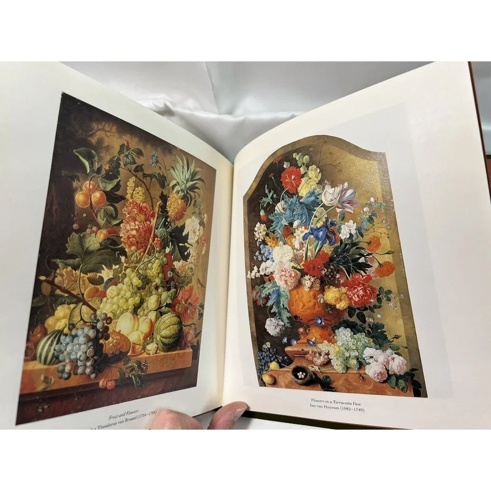 3 of VTG National Gallery Fruit & Flowers Address Book Retro 8” Hardcover London